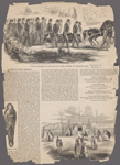 Funeral procession of the late Hon. Daniel Webster, at Marshfield, Mass. Metallic case. [Men and women at open gravesite of Daniel Webster.]