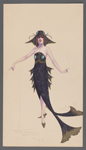 Black fish costume