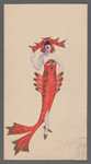 Red fish costume