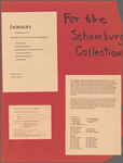 Liason: Excerpts from the Schomburg