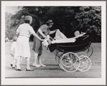 Nannies and their charges, London