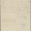 Letter from James Sulley