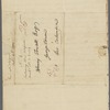 Letter to Henry Foxall
