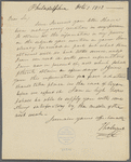 Letter to Henry Foxall