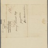 Letter to Henry Foxall