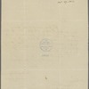 Letter from Levett Harris