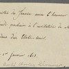 Letter from Louis Charles Barbe Sérurier