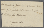 Letter from Louis Charles Barbe Sérurier