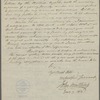 Letter from John Winthrop