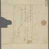 Letter from Benjamin Shultz