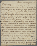 Letter from Robert Lewis Madison