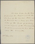 Letter from William Hill Wells