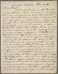 Letter from Robert Lewis Madison
