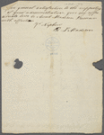 Letter from Robert Lewis Madison
