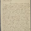 Letter from Robert Lewis Madison