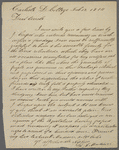 Letter from Robert Lewis Madison