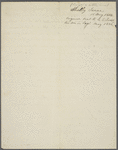 Letter from Isaac Shelby