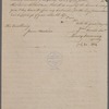 Letter from Henry Fanning