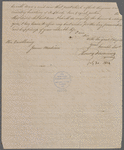 Letter from Henry Fanning