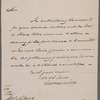 Letter from George Harrison to William Jones