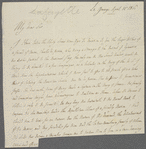 Letter from Marie Joseph Paul Yves Roch Gilbert du Motier, Marquis de Lafayette