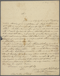 Letter from Anthony Charles Cazenove