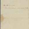 Letter from Joseph Story