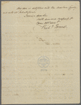 Letter from Richard Forrest