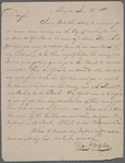 Letter from Francis Preston