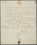 Letter from Moritz Furst