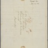 Letter from Moritz Furst
