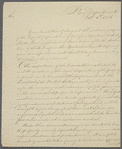 Letter from Benjamin Homans to Daniel T. Patterson