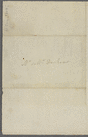 Letter from Samuel Dickens