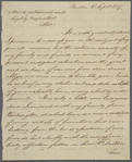 Letter from Lewis Deblois