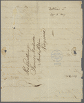 Letter from Lewis Deblois