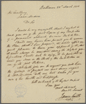 Letter from James Smith