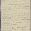 Letter from George William Featherstonhaugh