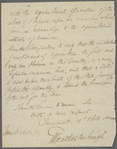 Letter from George William Featherstonhaugh