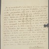 Letter from Sarah Stevenson
