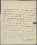 Letter from Sarah Stevenson