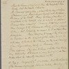Letter from George William Featherstonhaugh