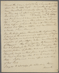 Letter from George William Featherstonhaugh