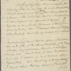 Letter from George William Featherstonhaugh