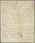 Letter from George William Featherstonhaugh