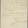 Letter from George William Featherstonhaugh