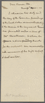Letter to Martin Van Buren