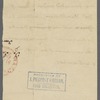 Letter to Martin Van Buren