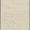 Letter from George Graham