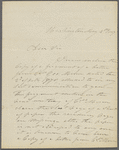 Letter from George Graham