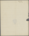Letter from Fletcher and Toler
